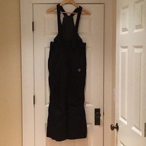 Boys ski pants with overalls.